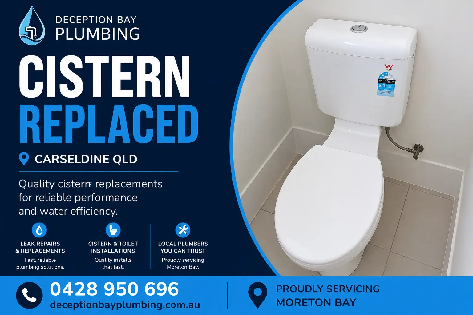 Toilet Cistern Replacement in Carseldine QLD: Upgrading to a Modern Water-Efficient Toilet